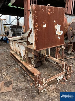 60 cu.ft. Carbon Steel Ribbon Blender, 34" wide x 108" long trough, double ribbon, outboard roller bearings - Image 4
