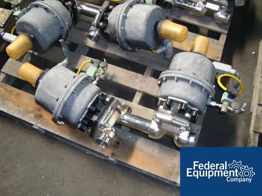 2.5"/2.5" ITT Pure Flow Diaphram valve set, 316L stainless steel construction, #31441 - Image 2