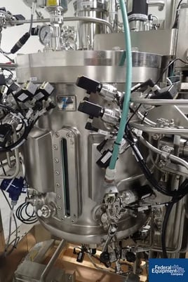 Pierre Guerin Bioreactor #H1M6020, 316 Stainless Steel, 4/6 Bar, 80 liter working capacity, flat bolt on top - Image 7