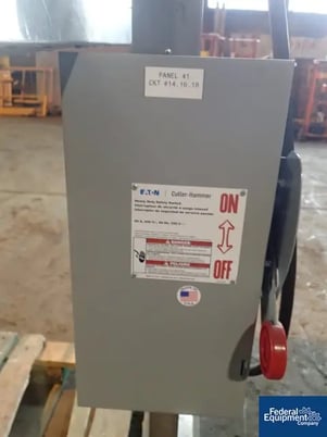 PDC Tunnel #KRC124648, sealer, 5" wide x 46" long, 12 kw heater with 2 blowers, 240 volt, #3252-44 - Image 8
