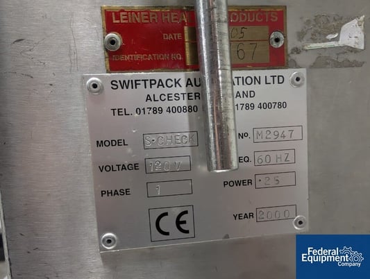 Swiftpack #S-Check Swiftcount, tablet counter, 120 volt, serial# M2947, 2000, #2725-2, 2000 - Image 2