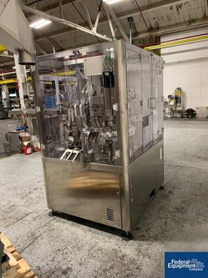 IMA Comadis tube filler #C1090, 80 tubes/minute, 0 - 5 mL fill range, AB MicroLogix L30ERM PLC, 2016 - Image 7