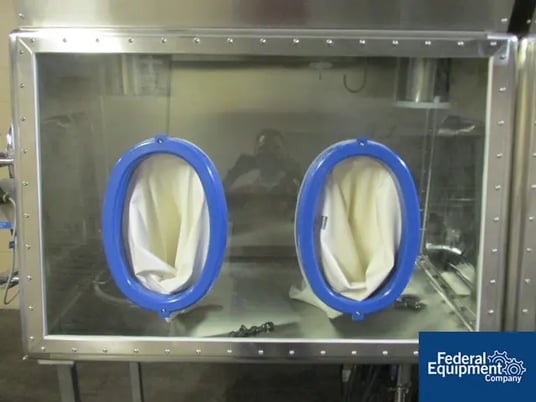 Carlisle Life Sciences Isolator, 316L Stainless Steel, 166" over all length, 112" long wash section, 48" dry - Image 7