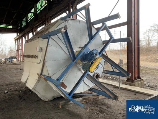 Krauss Maffei #TTB-27/11, plate dryer, 316 Stainless Steel, 591 sq.ft. surface area, 2700 mm diameter larger - Image 5