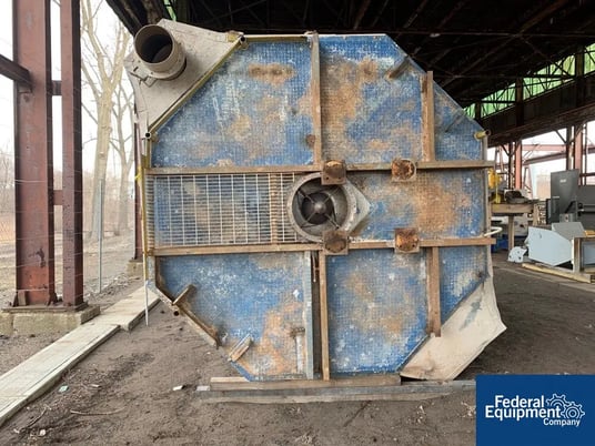 Krauss Maffei #TTB-27/11, plate dryer, 316 Stainless Steel, 591 sq.ft. surface area, 2700 mm diameter larger - Image 7