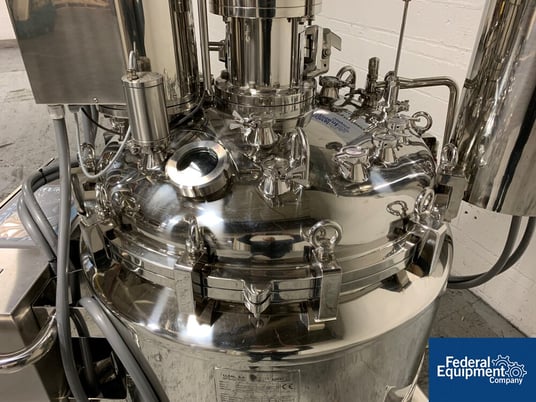 147.5 gallon Lleal, reactor, Stainless Steel, 3/3 bar, 590 liter, removable dish top, dish bottom, jacketed - Image 8