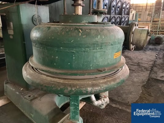 Dorr Oliver Oliver Merco #30, nozzle bowl disc centrifuge, 125 HP, rated 90-300 gpm, 3000 rpm, up to 3800 G' - Image 6