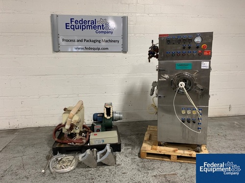 11" O' Hara Labcoat #LC1, coating pan, Stainless Steel, 575 volt, serial# 3335, 2001, #3130-1, 2001 - Image 1