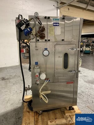 11" O' Hara Labcoat #LC1, coating pan, Stainless Steel, 575 volt, serial# 3335, 2001, #3130-1, 2001 - Image 7