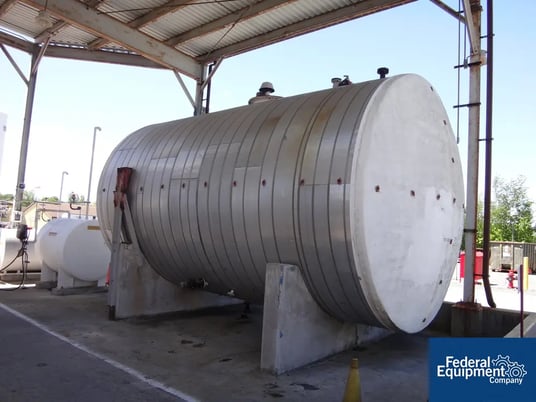 20000 gallon Horizontal storage tank, Carbon Steel construction, 150" diameter x 240" straight side, dished - Image 2