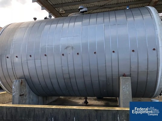 20000 gallon Horizontal storage tank, Carbon Steel construction, 150" diameter x 240" straight side, dished - Image 6