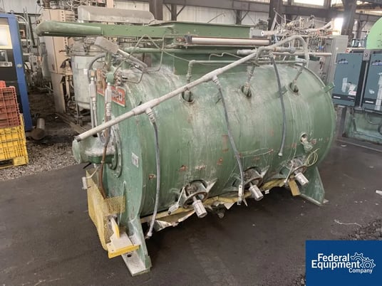 Littleford #FKM-2000E, Stainless Steel blender mixer, 60 hp, 73 cu.ft., 42 cu.ft. working capacity, jacketed - Image 6