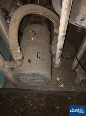 Waukesha #030, rotary lobe pump, Stainless Steel, 1.5" inlet/outlet, 5 HP, S/N 209042, 1997, #10634-3, 1997 - Image 4