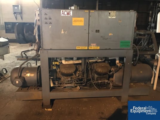 Ketema #DDCA95, chiller, water cooled, (2)60 hp compressors, r22, 460 volt, S/N AC897603, #10634-11 - Image 1
