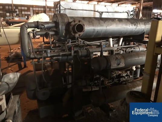 Ketema #DDCA95, chiller, water cooled, (2)60 hp compressors, r22, 460 volt, S/N AC897603, #10634-11 - Image 4