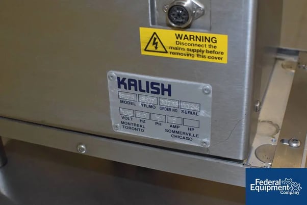 Kalish Swiftcount #8125, filler, vibration and hopper, 120 volt, S/N 0024,1996, #2840-81, 1996 - Image 5
