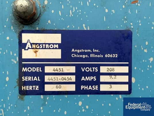 40 Ton, Angstorm #4451, Briquet press, designed for x-ray sample equipment prep, 40 ton compression pressure - Image 2
