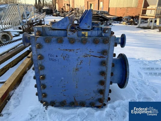 1033 sq.ft., 100 psi shell, 100 psi tube, Alfa-Laval #CP75-H-150, 316L Stainless Steel, 2006, #3465-1, 2006 - Image 3