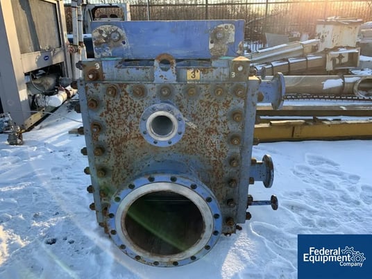 1033 sq.ft., 100 psi shell, 100 psi tube, Alfa-Laval #CP75-H-150, 316L Stainless Steel, 2006, #3465-1, 2006 - Image 5