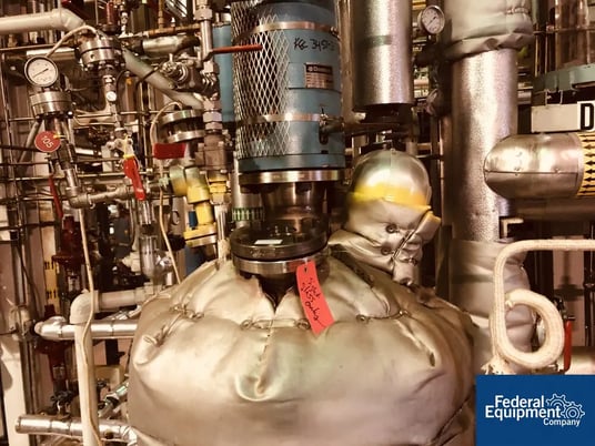 30 gallon Gaspar reactor, 316L Stainless Steel, 18" diameter x 24" straight side, 2.1 semi eliptical dish - Image 3