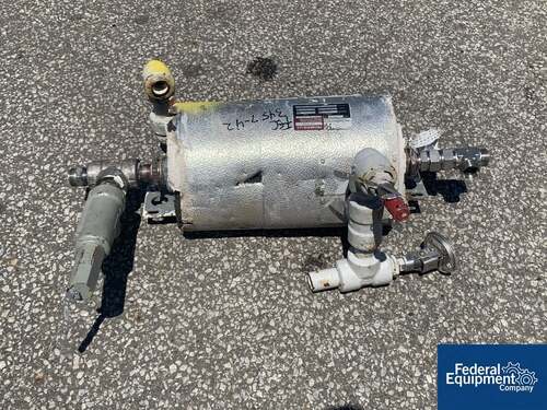 3.2 sq.ft., 150 psi shell, Ketema #MVHT-1-A-SS heat exchanger, 300 psi Stainless Steel tubes, 1.5" shell - Image 4