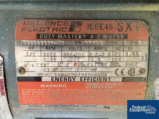 PulsaFeeder #880-S-AE, diaphragm metering pump, nominally rated 21 GPM at 290 psi, with .5 hp, 230/460 volt - Image 7