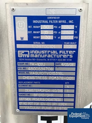 Tuthill Vacuum System less Pump, #3457-60 - Image 2