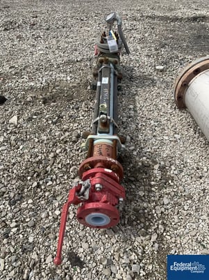 5" PFA lined column, jacketed, #3457-9 - Image 2