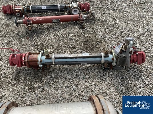 5" PFA lined column, jacketed, #3457-9 - Image 3