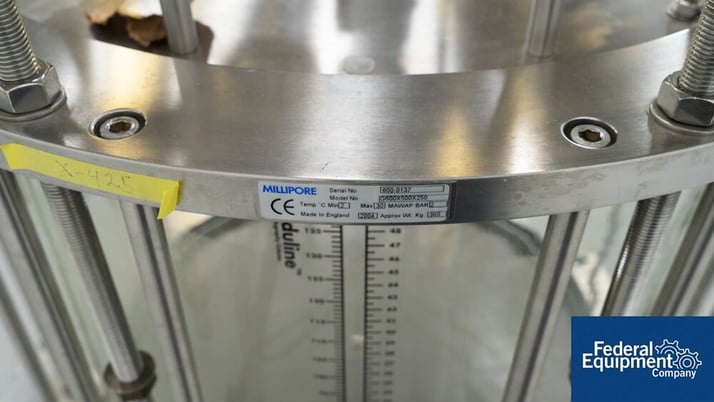 Millipore #P1000x500x500-53cm, Chromatography Column, S/N 600-0137, 2004, #3444-6 - Image 2