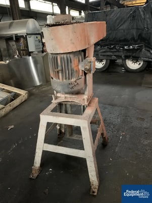 7.5 HP Disperser, Carbon Steel shaft & Stainless Steel 10" blade, 220/440 volt explosion proof motor, missing - Image 5