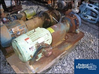 150 GPM @ 270' TDH, Labour, 3" x 1.5" x 8" centrifugal pump, Stainless Steel, 25 HP, #26046 (2 available) - Image 2