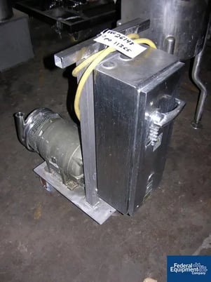 Tri-Clover #C218MD21S, 2" x 1.5" x 8" centrifugal pump, Stainless Steel, 5 HP, #26148 - Image 1