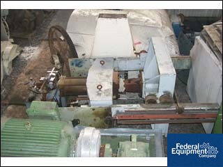 39" Shriver, filter press (1000 mm) 17 chambers, polypropylene recessed plates, 4 eye, center feed, hydraulic - Image 1