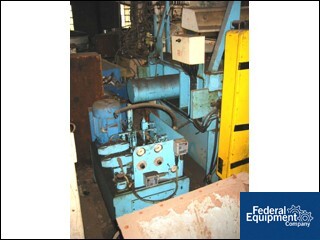 48" Edwards Jones, filter press (1200mm), polypropylene construction, 38.46 cu.ft., 4 eye, center feed, #22171 - Image 4