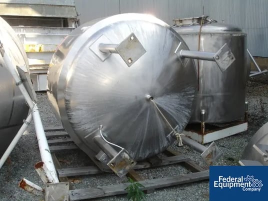 650 gallon Vessel Craft, 316 Stainless Steel reactor, 50/50 psi, jacketed, 6' diameter x 30" straight side - Image 4