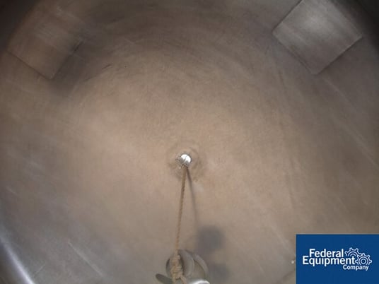 650 gallon Vessel Craft, 316 Stainless Steel reactor, 50/50 psi, jacketed, 6' diameter x 30" straight side - Image 6