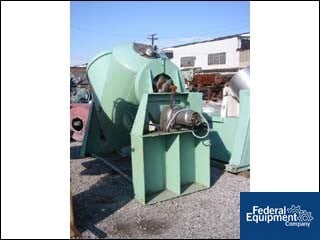 50 cu.ft. Patterson twin shell blender, Stainless Steel, jacketed, #18290 - Image 2