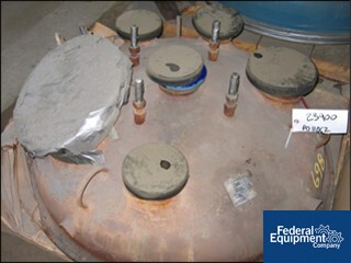 200 gallon Pfaudler, glass lined reactor top, 25 psi, #23900 - Image 1