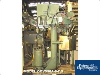 7.5 HP Myers #00V550A-5-7.5, dual shaft vacuum mixer, #16711 - Image 6