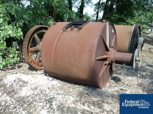 5' x 4' Abbe, pebble mill, jacketed for 14.7 psi @ 250&deg;F, #22751 (2 available) - Image 2