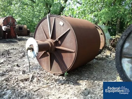 5' x 4' Abbe, pebble mill, jacketed for 14.7 psi @ 250&deg;F, #22751 (2 available) - Image 3