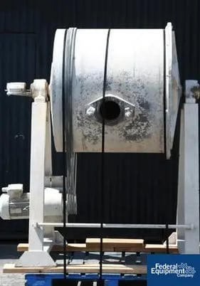 2'6" x 36-1/4" Vicentini pebble mill, 92 gallon, Stainless Steel contact surfaces, #26913 - Image 1