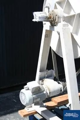 2'6" x 36-1/4" Vicentini pebble mill, 92 gallon, Stainless Steel contact surfaces, #26913 - Image 3