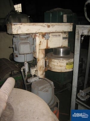 Stokes #900-004 Tornado mill, 6" rotor, on portable base, Stainless Steel, 5 HP, #28199 - Image 1