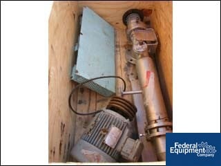 1.4 sq.ft. Luwa / Buss #LN-0012, pilot plant thin film evaporator, Stainless Steel, 1.5 HP, 1988, #20299, 1988 - Image 2