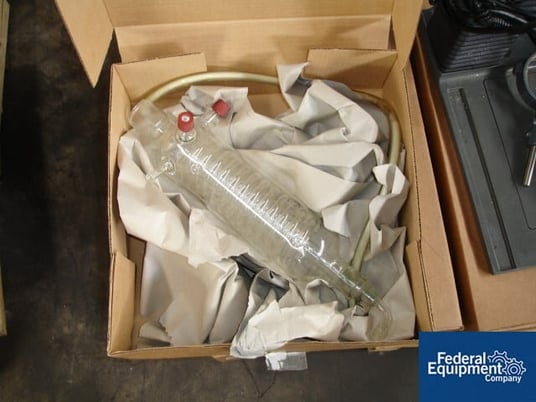 Buchi RotoVap #EL-130, glass evaporator, glass flasks, coil condenser, 120 V., #29277 - Image 2