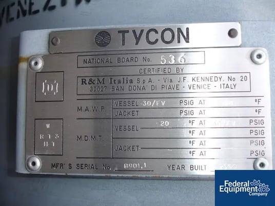 24" x 4' Tycon, 30 psi, glass lined column, #29747 - Image 3