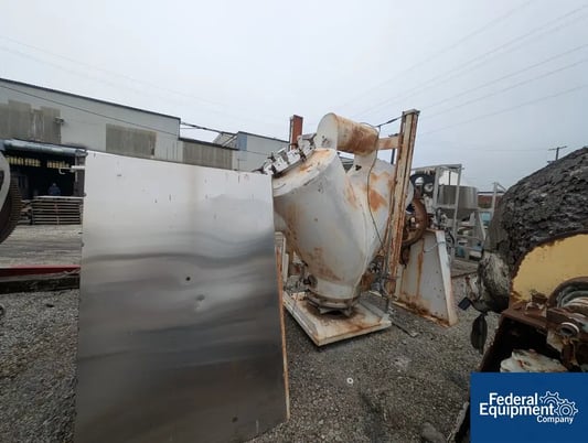 20 cu.ft. Gemco twin shell formulator, Stainless Steel, 1970' s, #16275 - Image 3