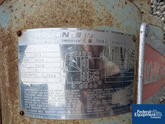 20 cu.ft. Gemco twin shell formulator, Stainless Steel, 1970' s, #16275 - Image 6